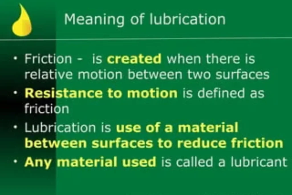 Lubricant Meaning