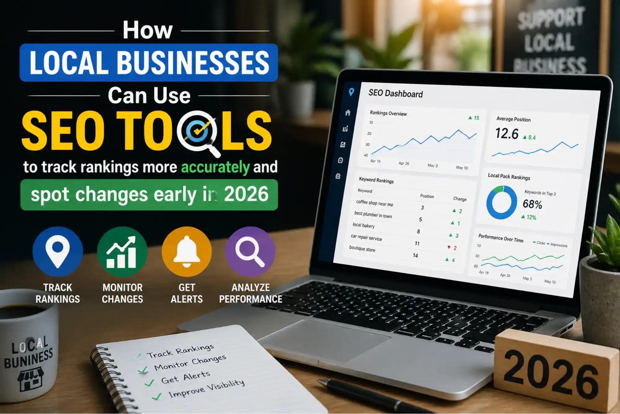 How Local Businesses Can Use SEO Tools to track rankings more accurately and spot changes early in 2026
