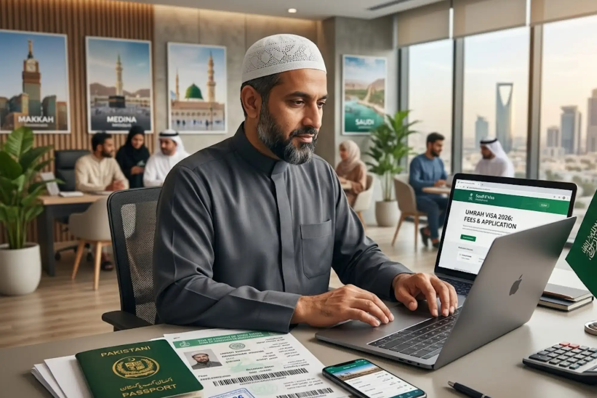 Saudi Visa Umrah Price in 2026: Total Cost, Fees & Process