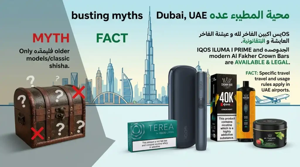 IQOS Iluma I Prime and Al Fakher Dubai